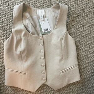 H&M button down vest
